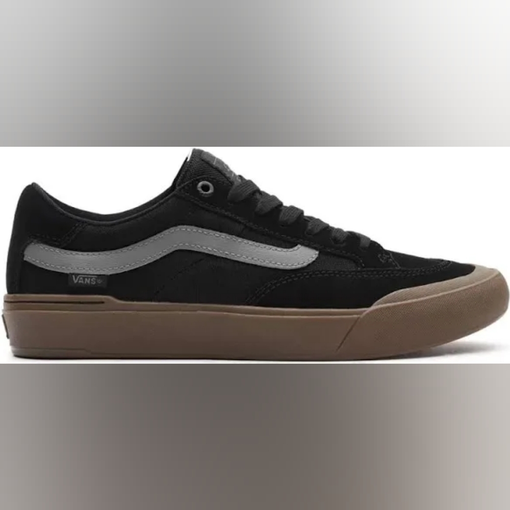 Vans Berle PRO Men's Size 8 Black, Grey Stripe, Gum Sole